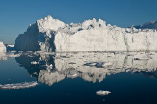 Ilulissat iceberg in Greenland Fjord.