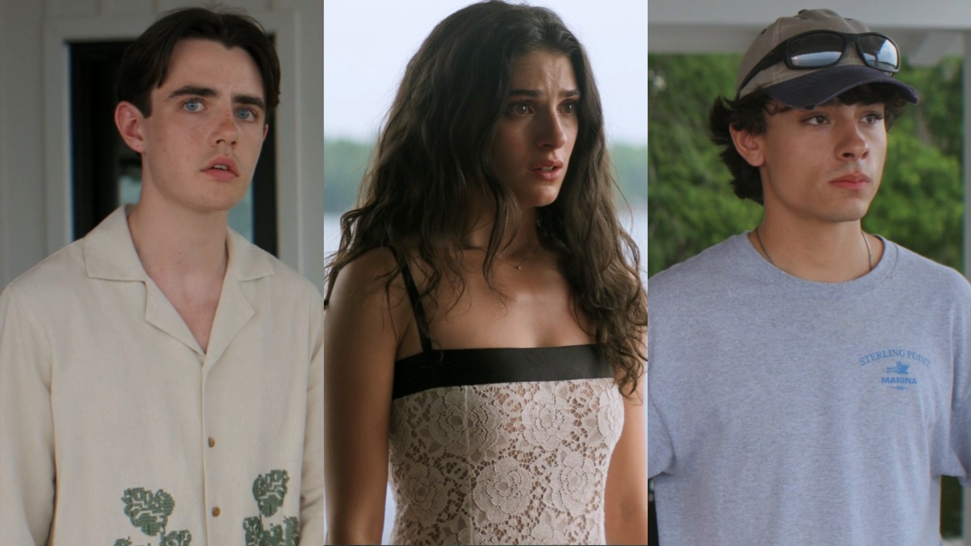 From left to right: Rory, Annie and Ellis in a side-by-side-by-side from Sterling Point. 
