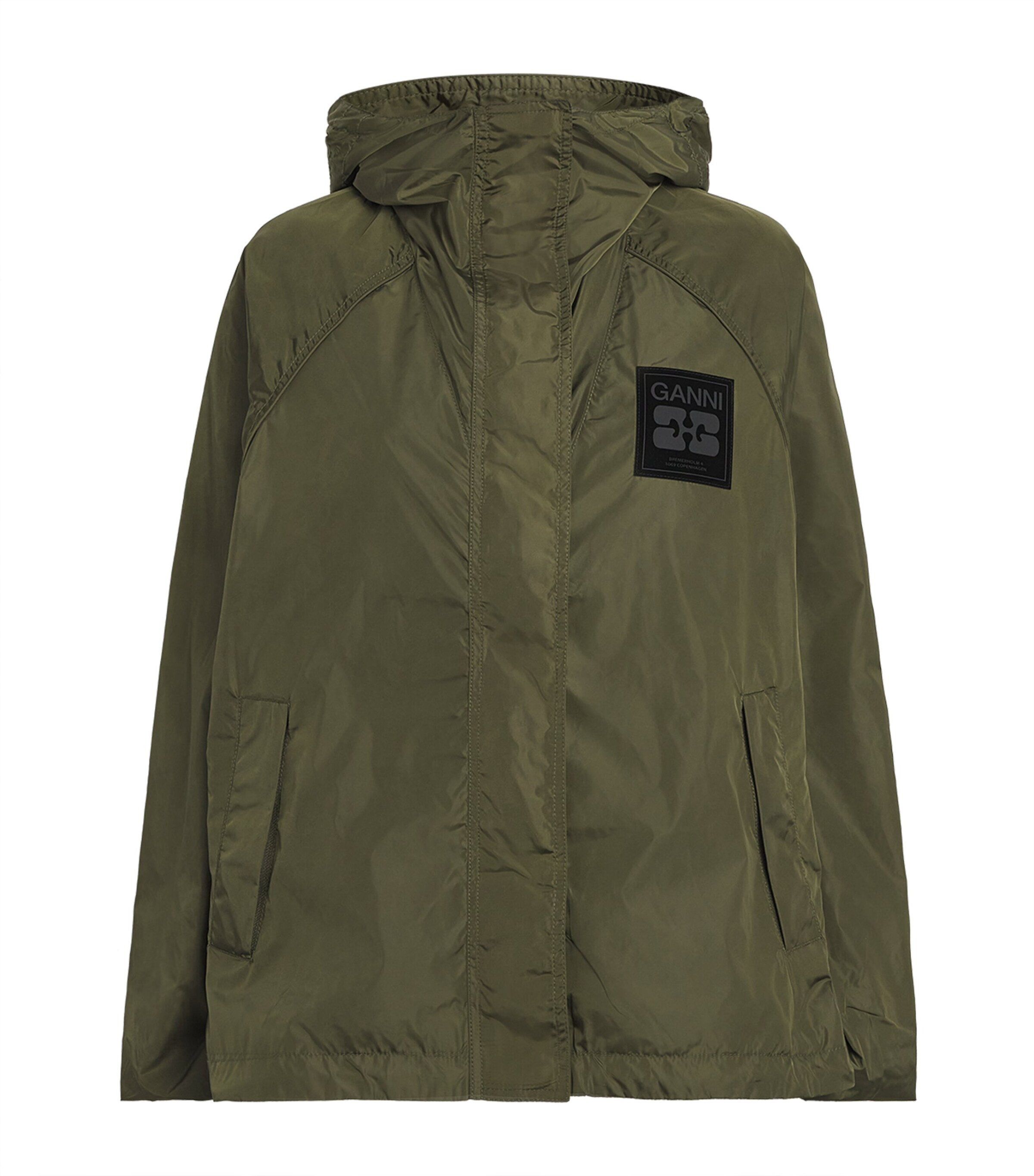 Ganni Lightweight Hooded Jacket