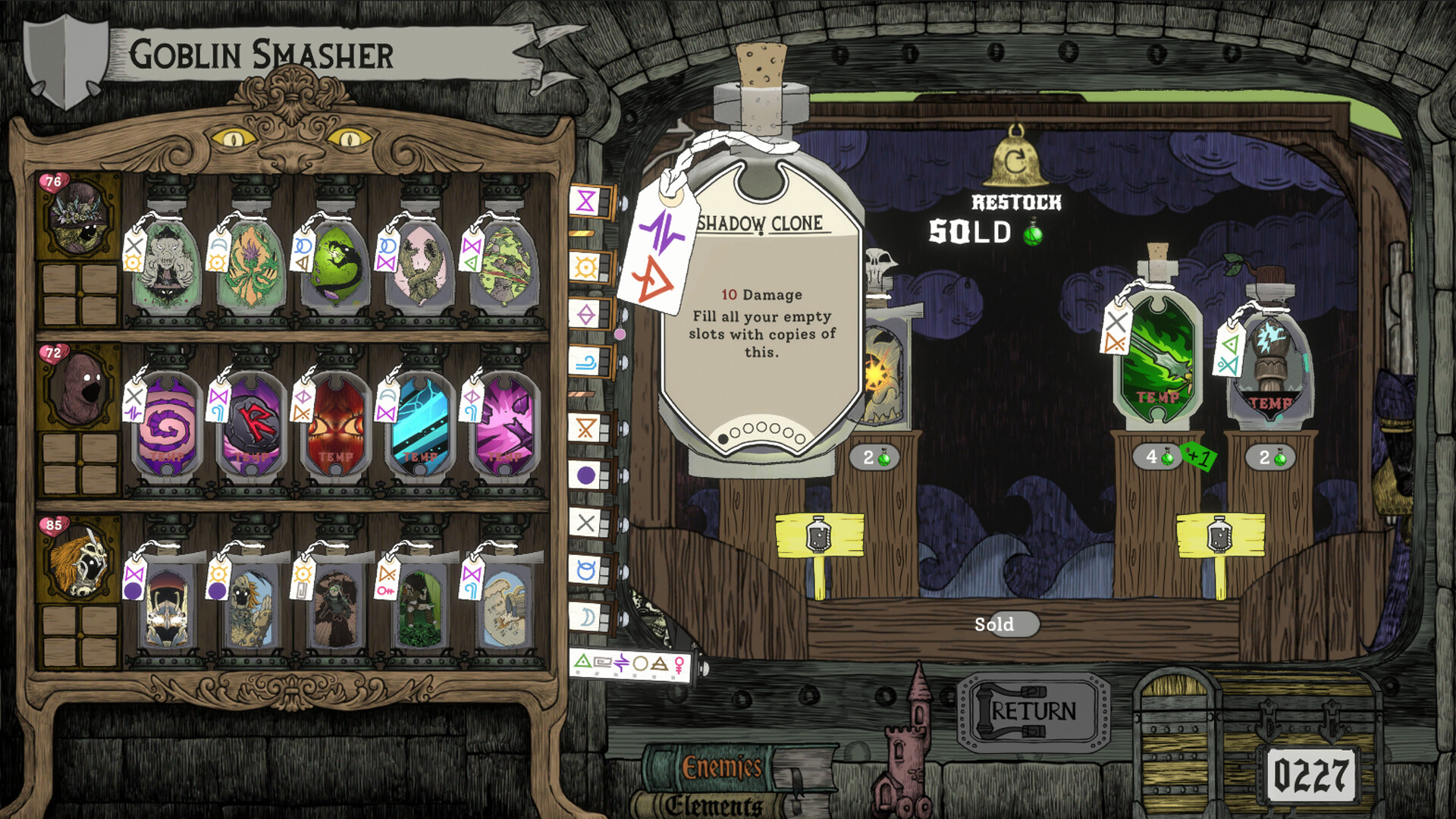 A potion shop in Flask.