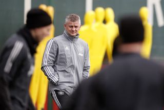 Ole Gunnar Solskjaer's side will not be training