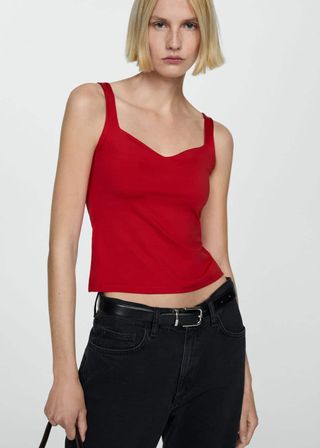 Knit Strap Top - Women