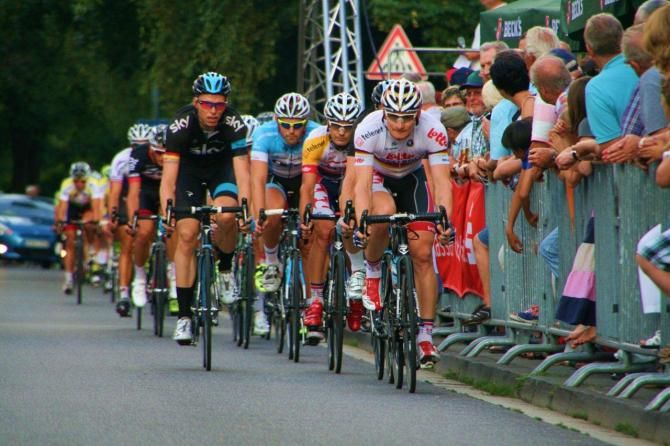 Andre Greipel (Lotto Belisol) on the front