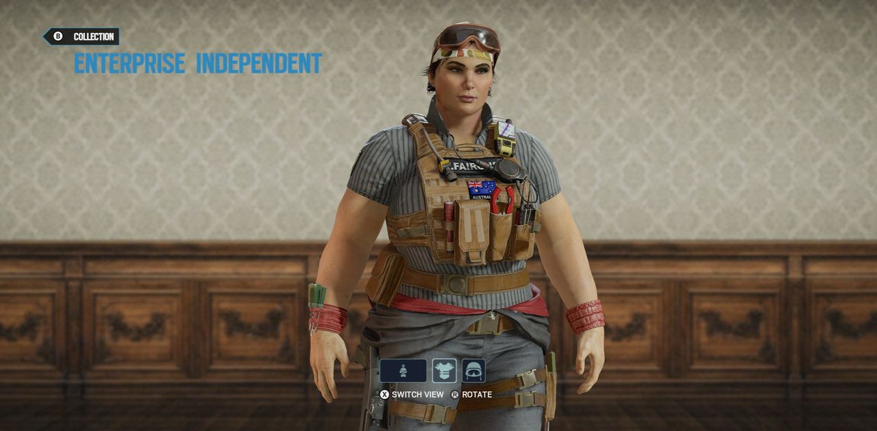 Rainbow Six Siege Enterprise Independent Uniform (Gridlock)
