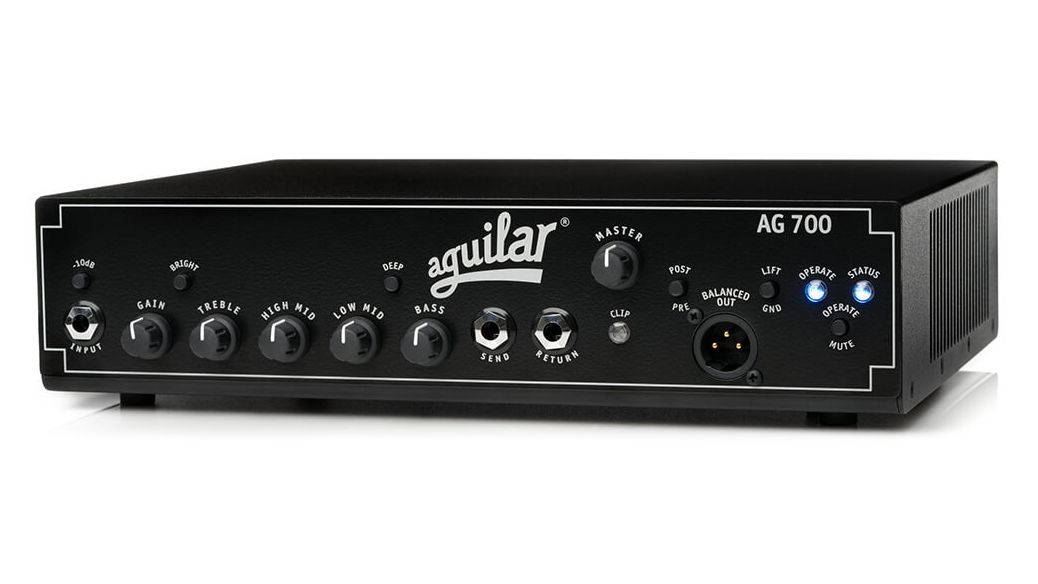 Aguilar releases ultralightweight, 700watt AG700 bass amp head