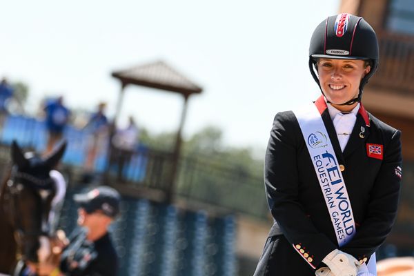 Mclain WARD (USA) rode CLINTA , Adrienne STERNLICHT (USA) rode CRISTALLINE, Laura KRAUT rode ZEREMONIE and Kevin RYAN (USA) rode EDDIE BLUE to win the FEI Team Jumping Championships at the FEI World Equestrian Games Tryon 2018 at Tryon International Equestrian Centre, near Tryon North Carolina in the USA between 11th-23rd September 2018