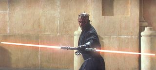 The villain Darth Maul in "Star Wars: Episode I – The Phantom Menace."