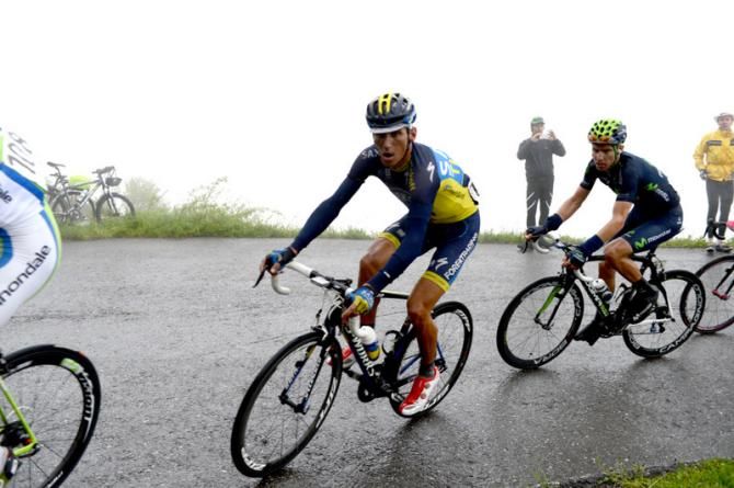 Roman Kreuziger (Saxo - Tinkoff) eventually took third on the stage having led the 15-man break in the latter stages of the race