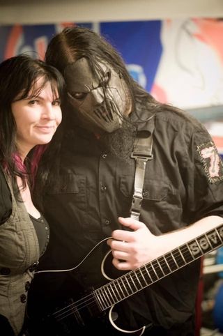 Michelle with Mick Thomson