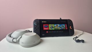Nintendo Switch 2 with Sony WH-1000XM6 headphones and Sennheiser IE 200 IEMs