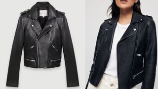 best leather jackets for women leather biker Maje