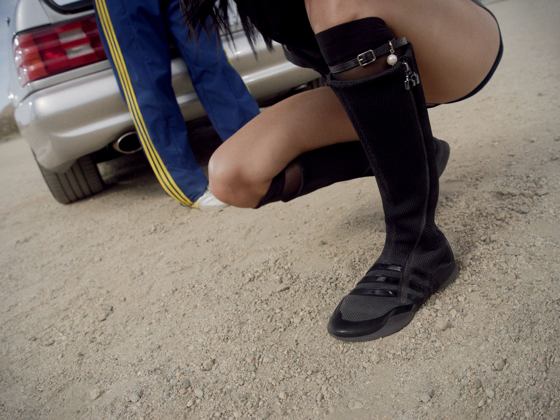 The Adidas and Miaou campaign starring Gabbriette and Devon Lee Carlson.