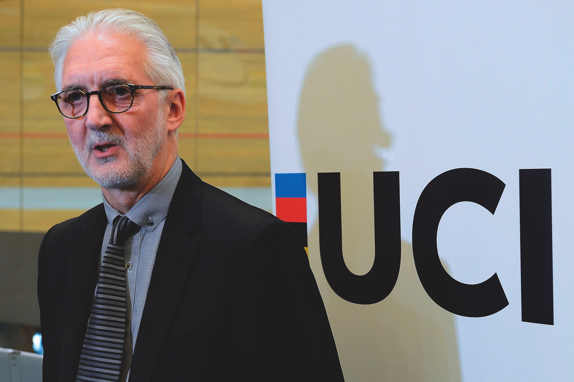Brian Cookson as President of the UCI