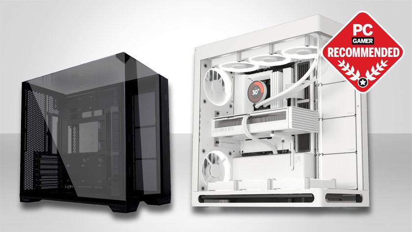 Two of the best PC cases with the PC Gamer Recommended badge in the top right.
