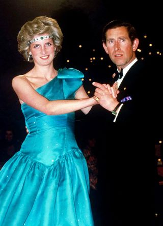 Princess Diana dancing with Prince Charles