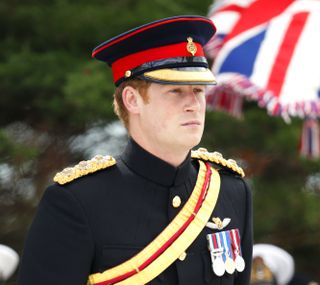 Prince Harry in military uniform