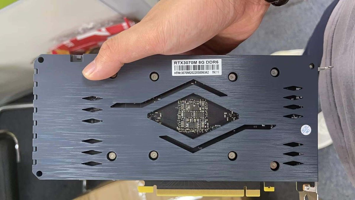 RTX 3070 mobile GPUs being used in unauthorized mining cards in Asia