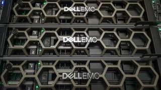 Dell EMC server rack