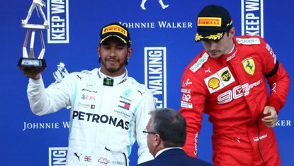 Lewis Hamilton finished second as Charles Leclerc won the F1 Belgian Grand Prix 