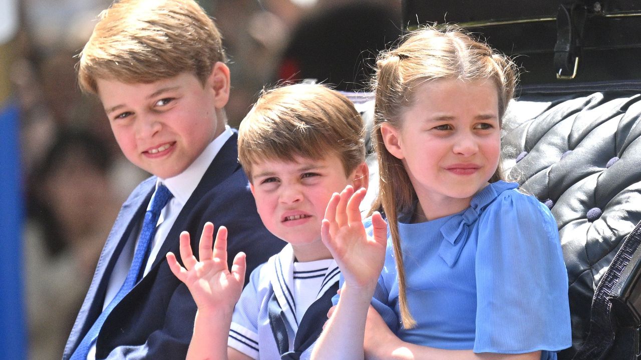 Prince George, Princess Charlotte and Prince Louis