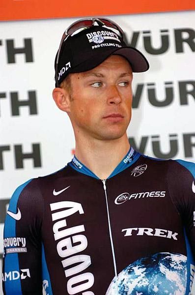 Stijn Devolder (Discovery) at the start