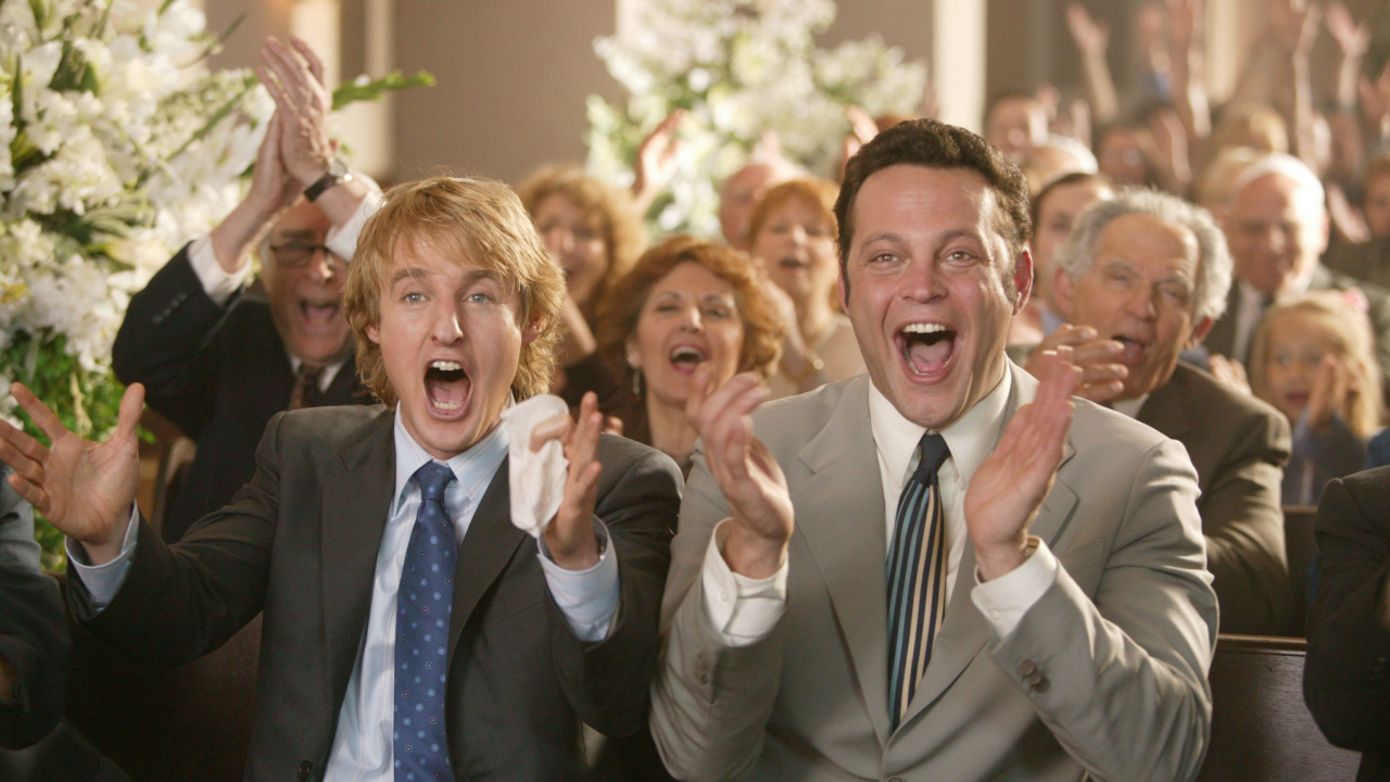 Vince Vaughn and Owen Wilson in Wedding Crashers.
