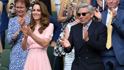 Kate Middleton and Michael Middleton at Wimbledon 