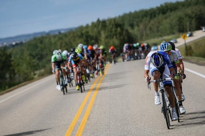 The start of today's final breakaway