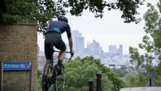 Cyclist in London