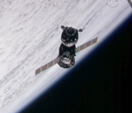 Soyuz Spacecraft Docks at Space Station With New Crew