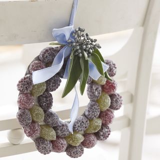 sugar-coated treats easter wreath