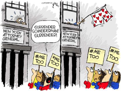 Political cartoon U.S. Eric Schneiderman MeToo