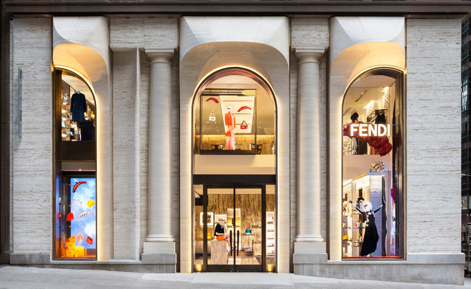 Peter Marino's new Fendi flagship celebrates the luxury label's Roman roots