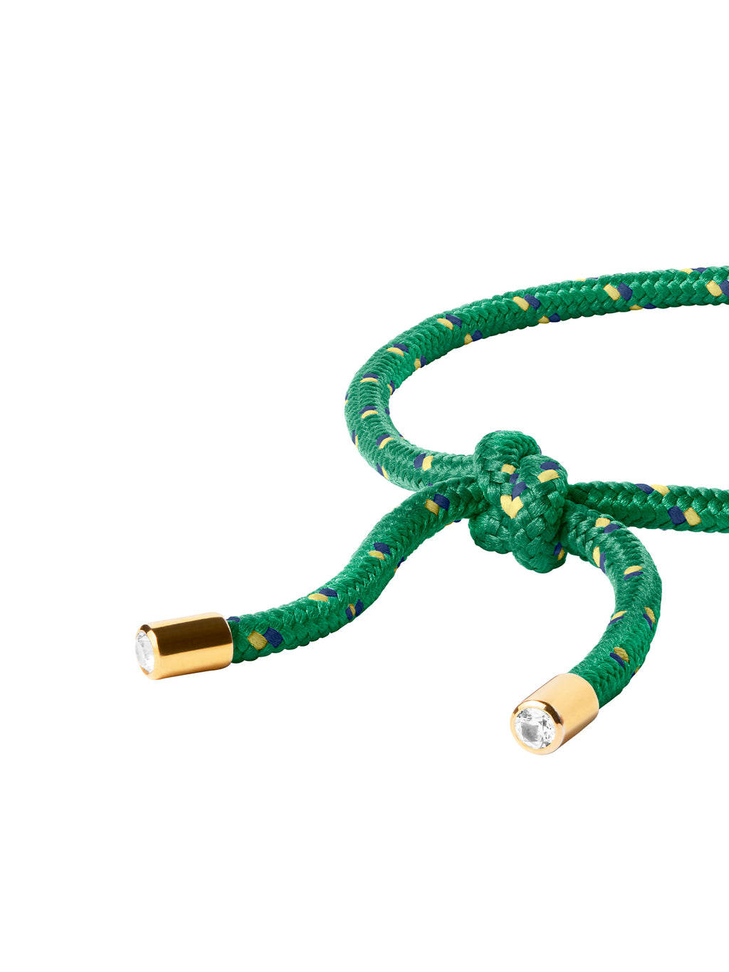 Paracord Vert Tie Anklet, Gold