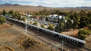 Rovos Rail luxury train travelling between Cape Town and Pretoria