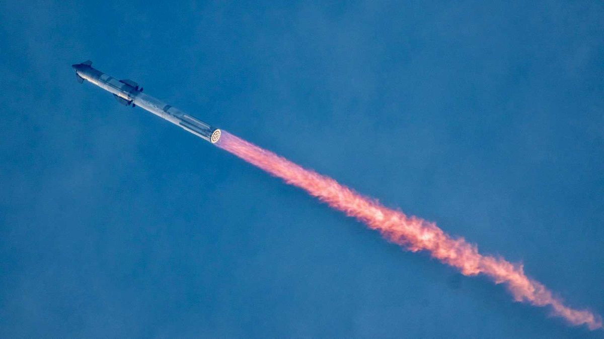 SpaceX lança o foguete gigante Starship ao espaço em um terceiro vôo de teste épico (vídeo)