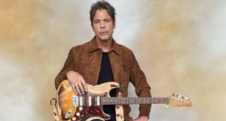 Big Wreck's Ian Thornley pictured with his trusty Suhr electric guitar