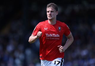 Salford City season preview 2023/24 Matt Smith of Salford City during the Sky Bet League Two Play-Off Semi-Final Second Leg match between Stockport County and Salford City at Edgeley Park on May 20, 2023 in Stockport, England. (Photo by Alex Livesey/Getty Images)