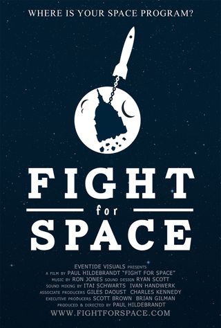 The poster for "Fight for Space," a documentary premiering at the DOC NYC film festival Nov. 14.