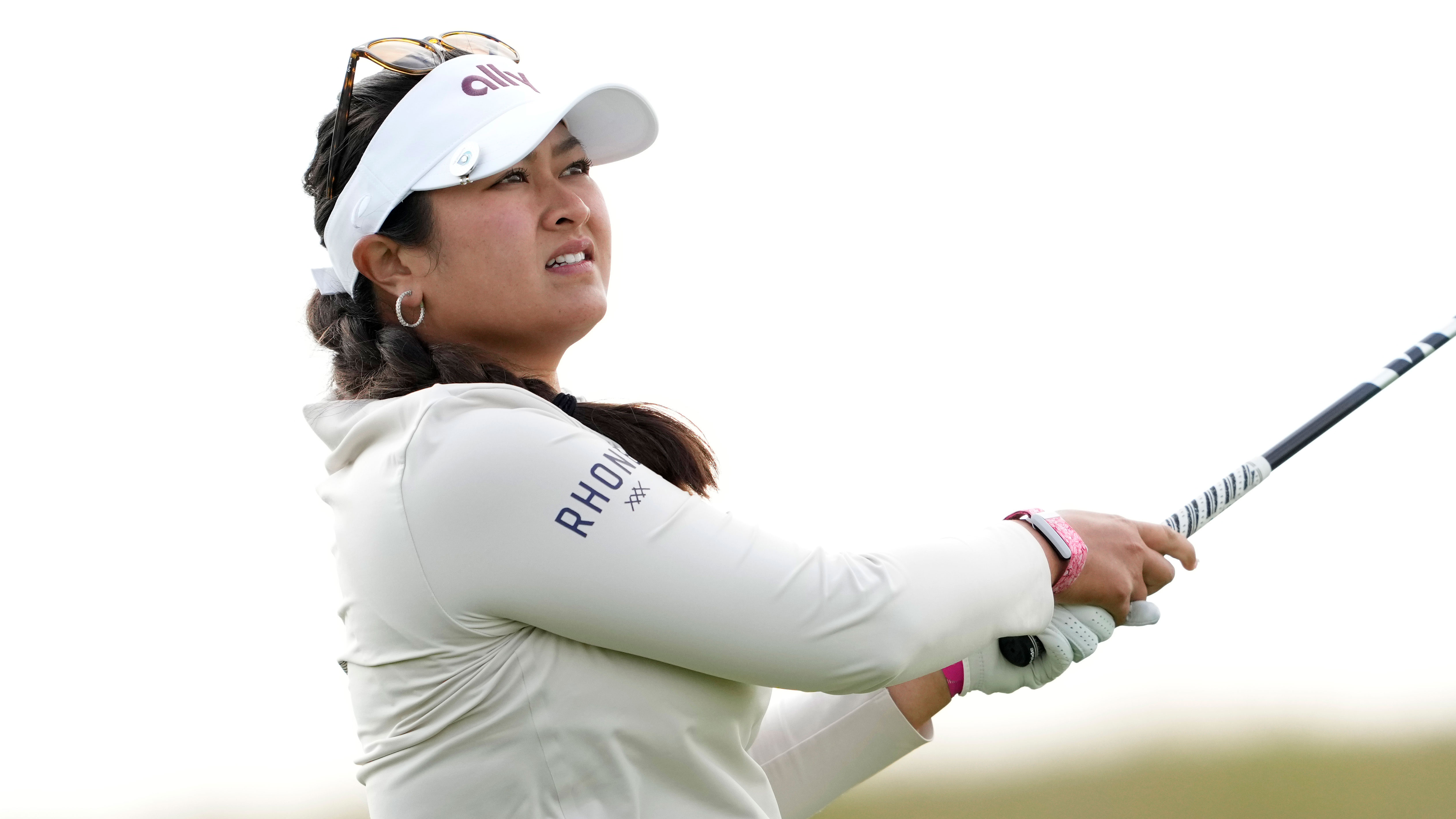 Lilia Vu in action at the 2025 US Women&#039;s Open