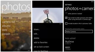 Windows Phone Pictures Hub