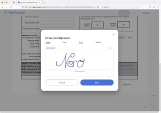 SignRequest eSign software during our test and review process