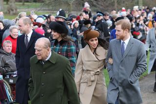 Prince Harry and Meghan Markle enjoying Royal Christmas at Sandringham with Royal Family