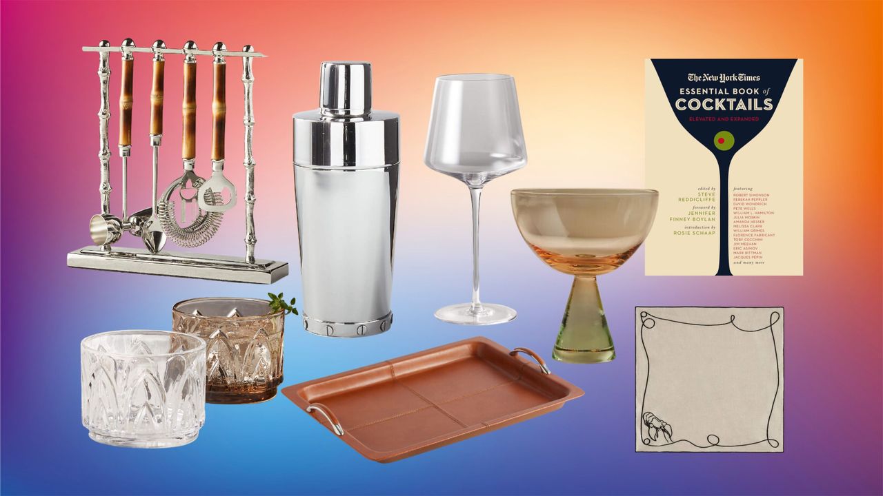 A curated assortment of essentials to host the perfect holiday cocktail party.