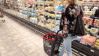 Supermarket fridge