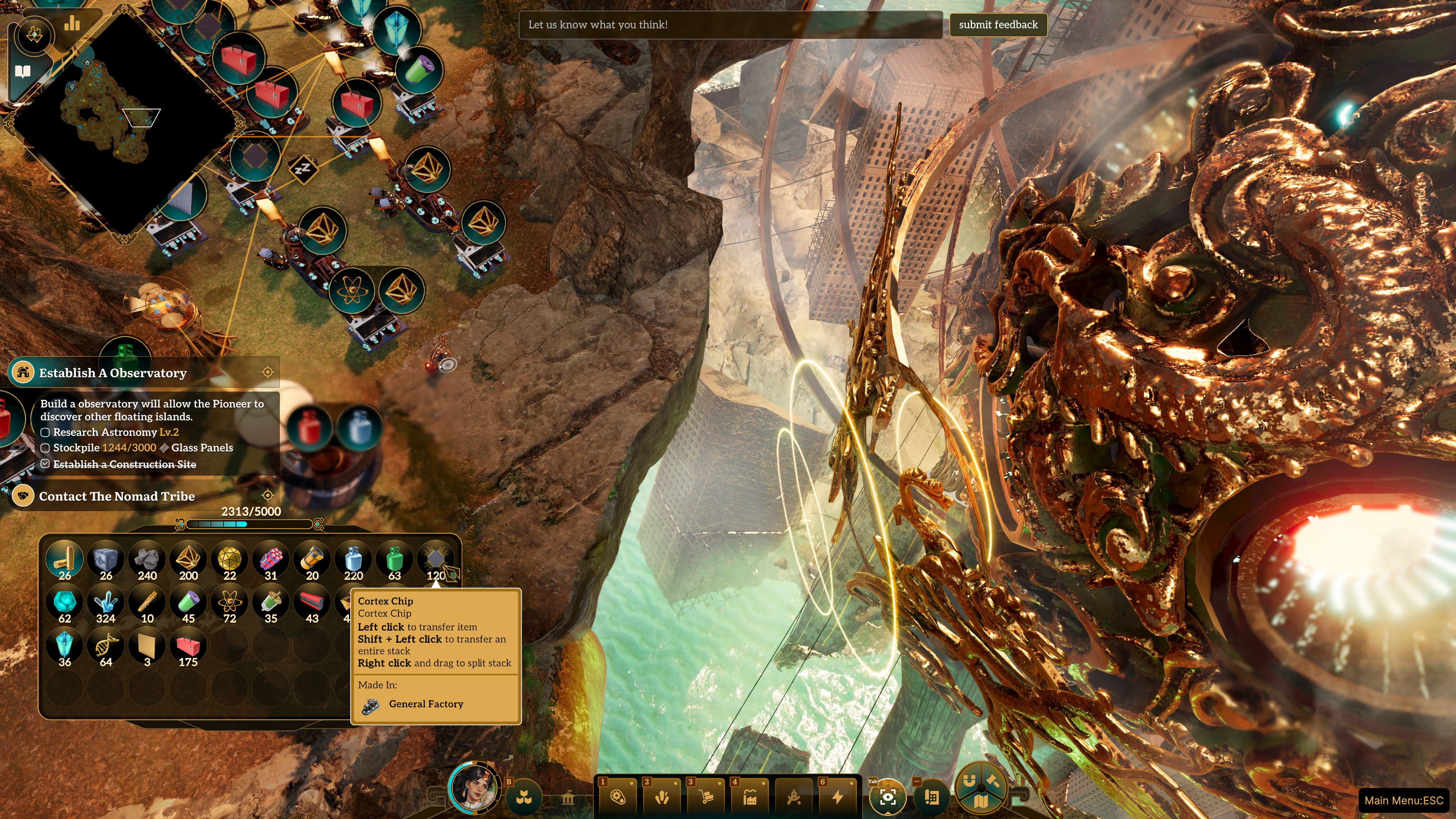 screens of a video game featuring small AI machines