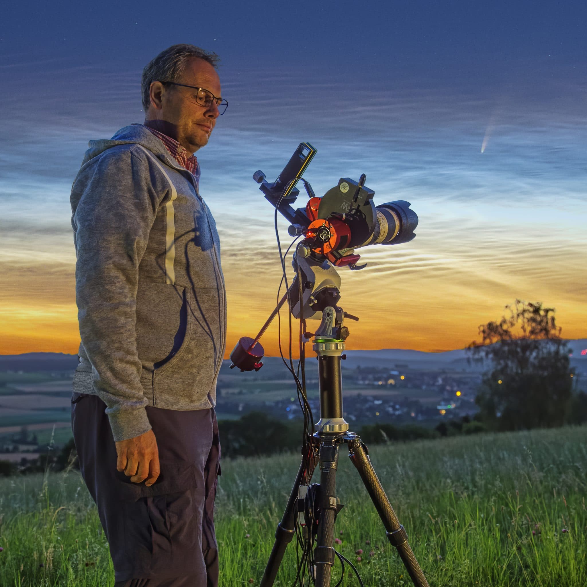 A photograph of pilot Ralf Rohner