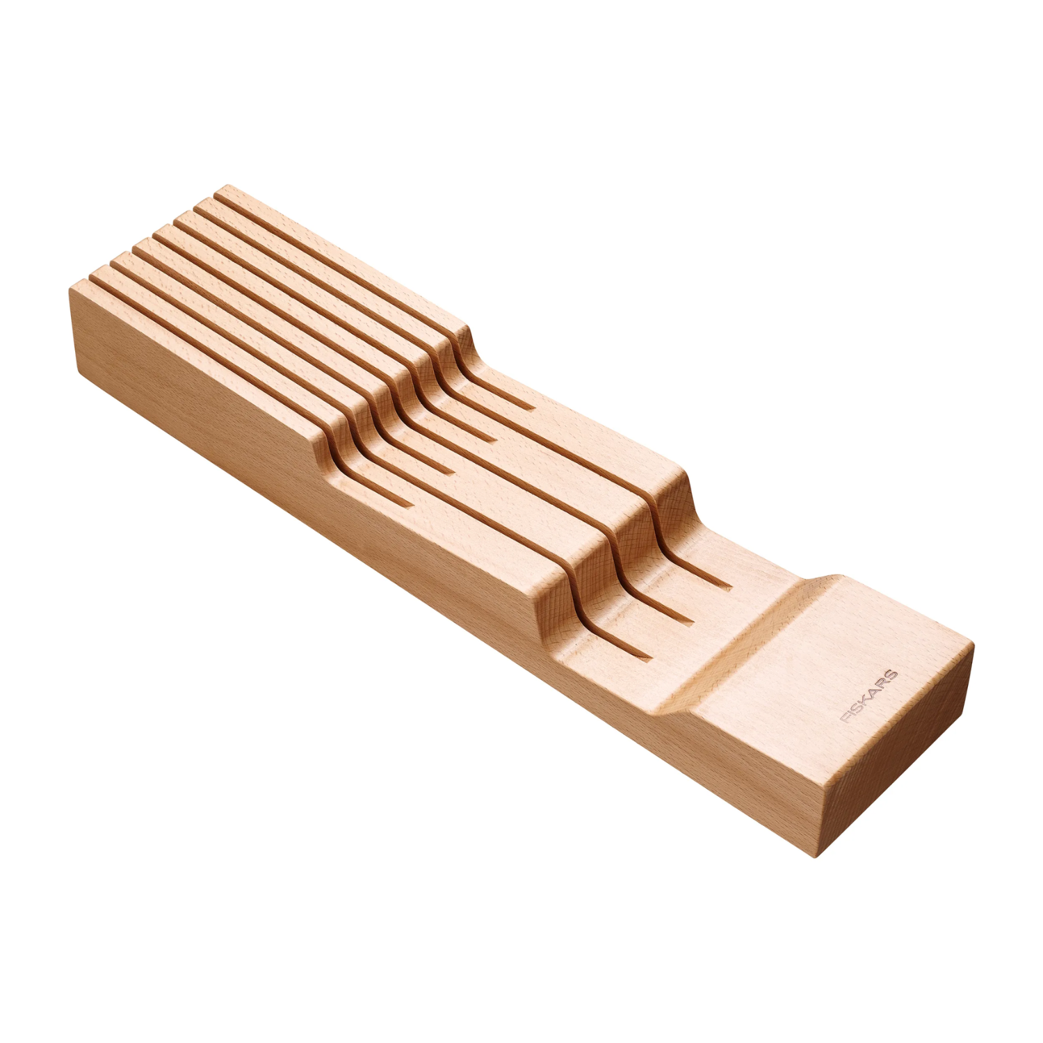 A wood knife dock
