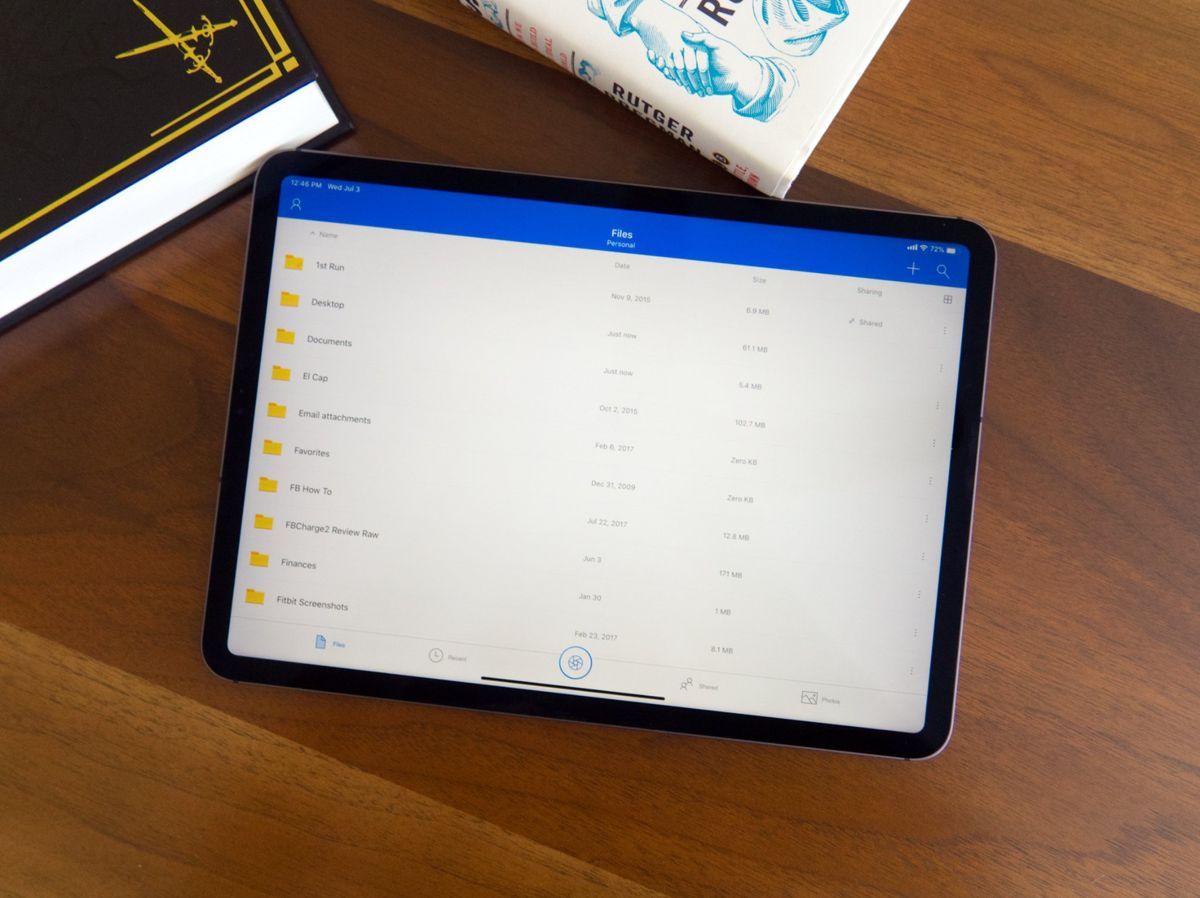 OneDrive on iPad Pro