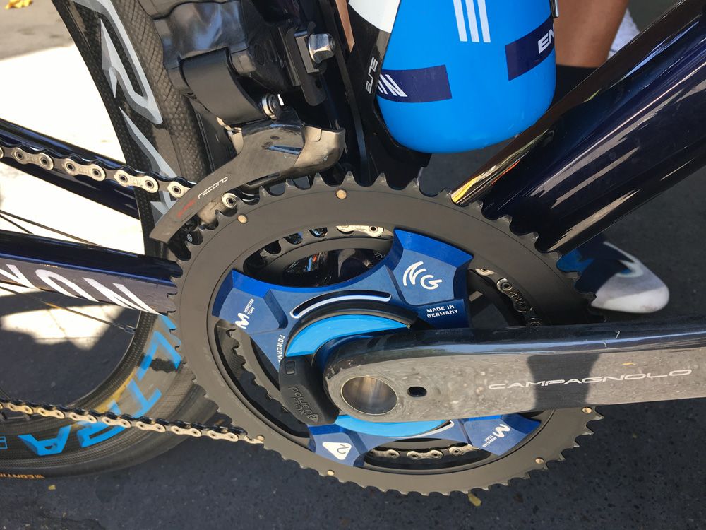 Movistar use this good-looking Power2Max power meter